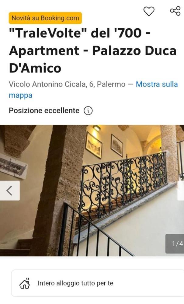 דירות פלרמו Cortile Dei Mori מראה חיצוני תמונה